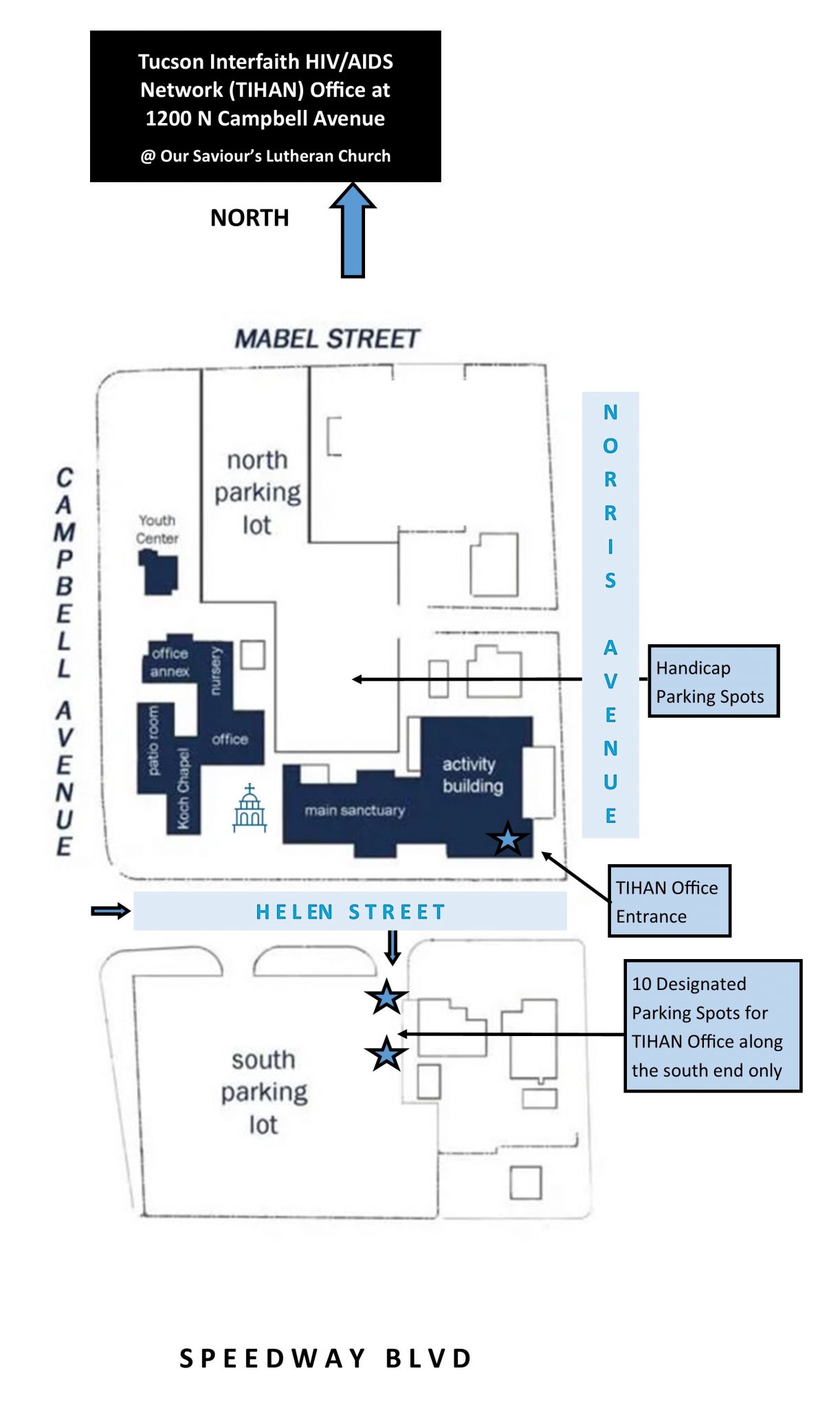 Map to new office 